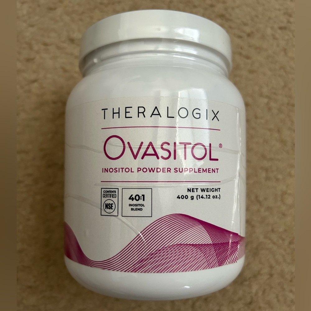 Ovasitol Inositol Powder Supplement - White and Pink
